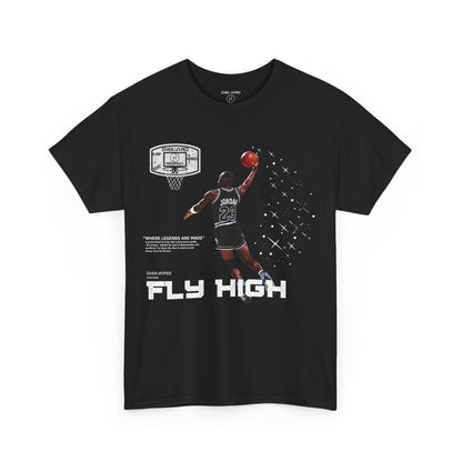 Retro 6 White Black Fly Hi Shirt