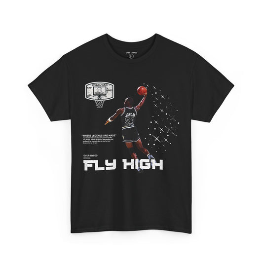 Retro 6 White Black Fly Hi Shirt