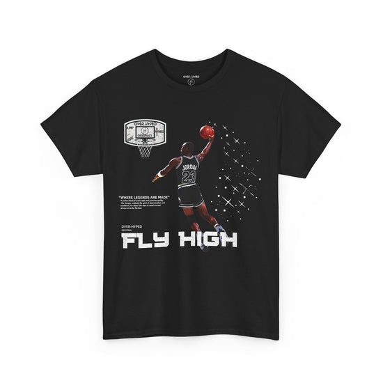 Retro 6 White Black Fly Hi Shirt