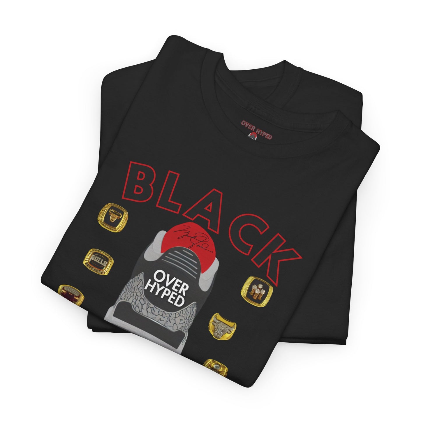 Retro 3 Black Cement Da Rings Shirt