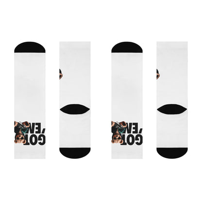 Retro 4 White Thunder - Got Em Socks