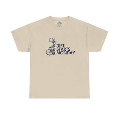 Retro 6 Olympic Diet Starts Monday  Tee - by Over-Hyped
