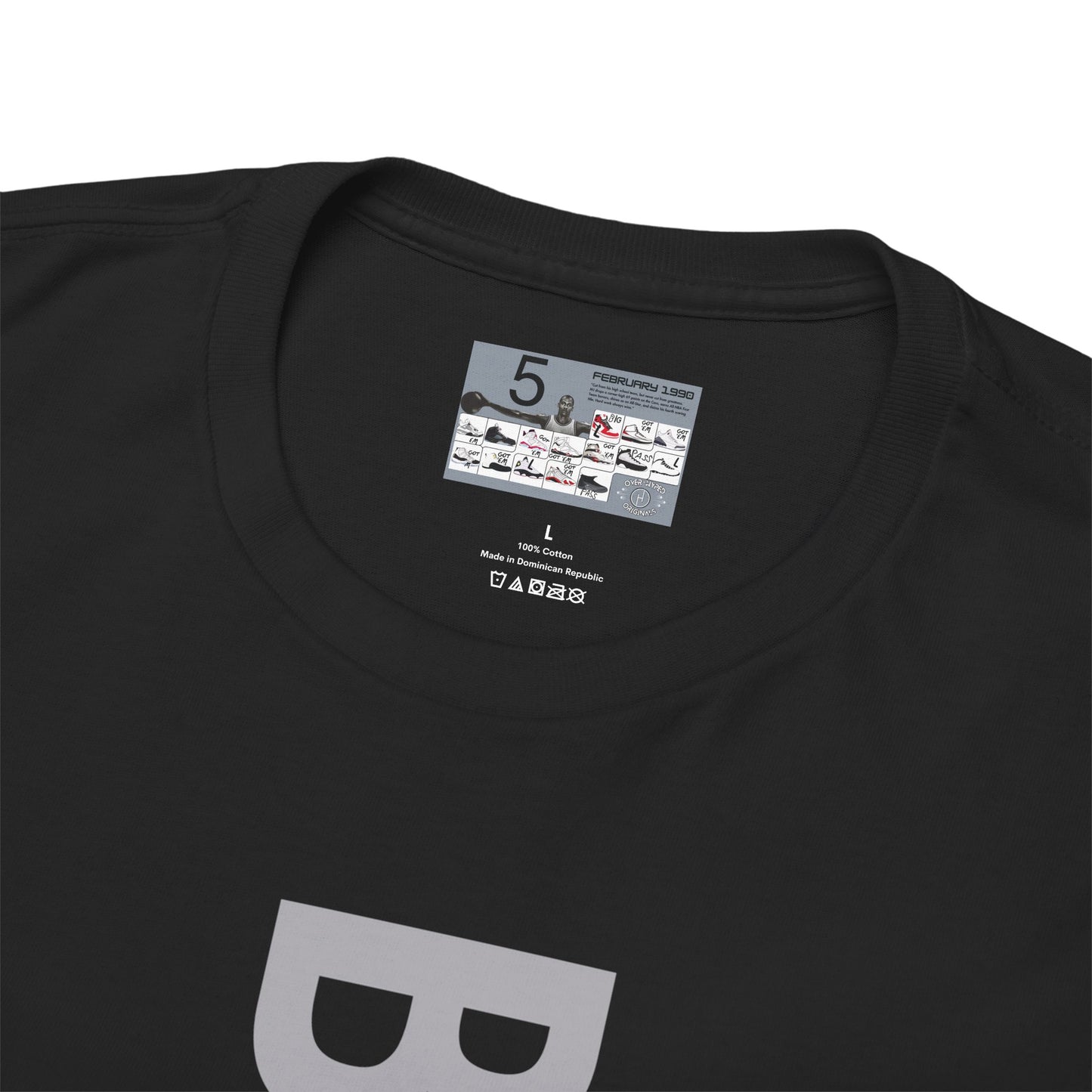 Retro 5 Black Metallic Blessed Shirt