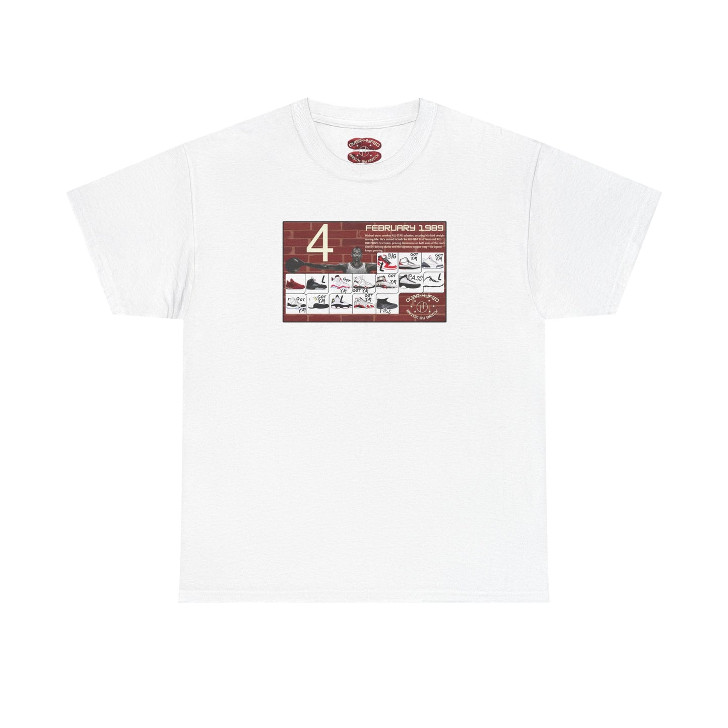 Retro 4 Brick By Brick My Retro Card Tee - by Over-Hyped