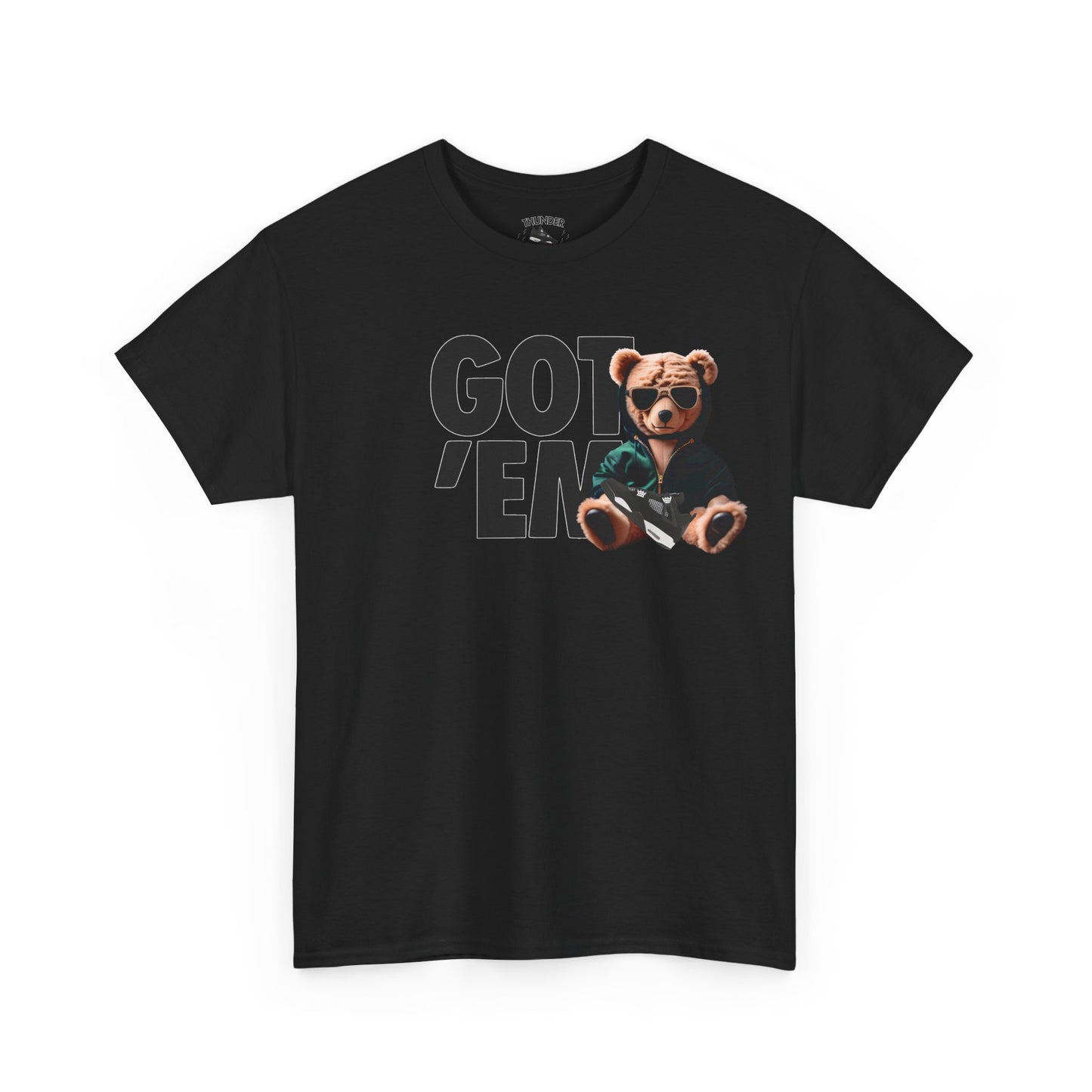 Retro 4 White Thunder Got EM Bear Shirt