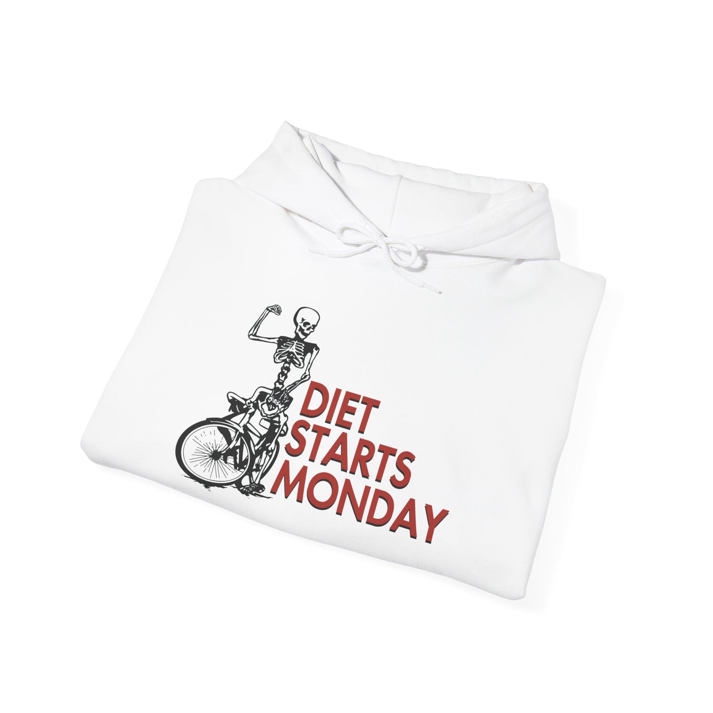Retro 4 Brick by Brick- Diet Starts Monday Hoodie