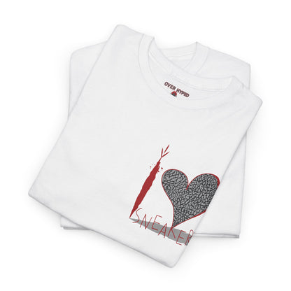 Retro 3 Black Cement/ White Cement I Love Sneakers Shirt