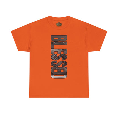Retro 4 Cave Stone and Black Shirt- Blessed