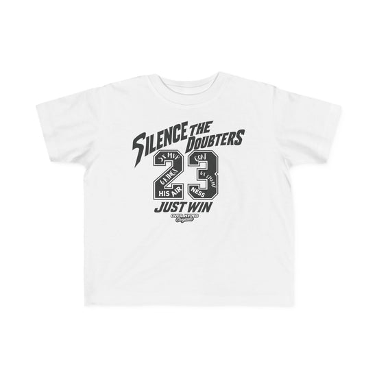Toddler Shirt To Match Retro 4 Flight Club Sail and Black-23 JUST WIN