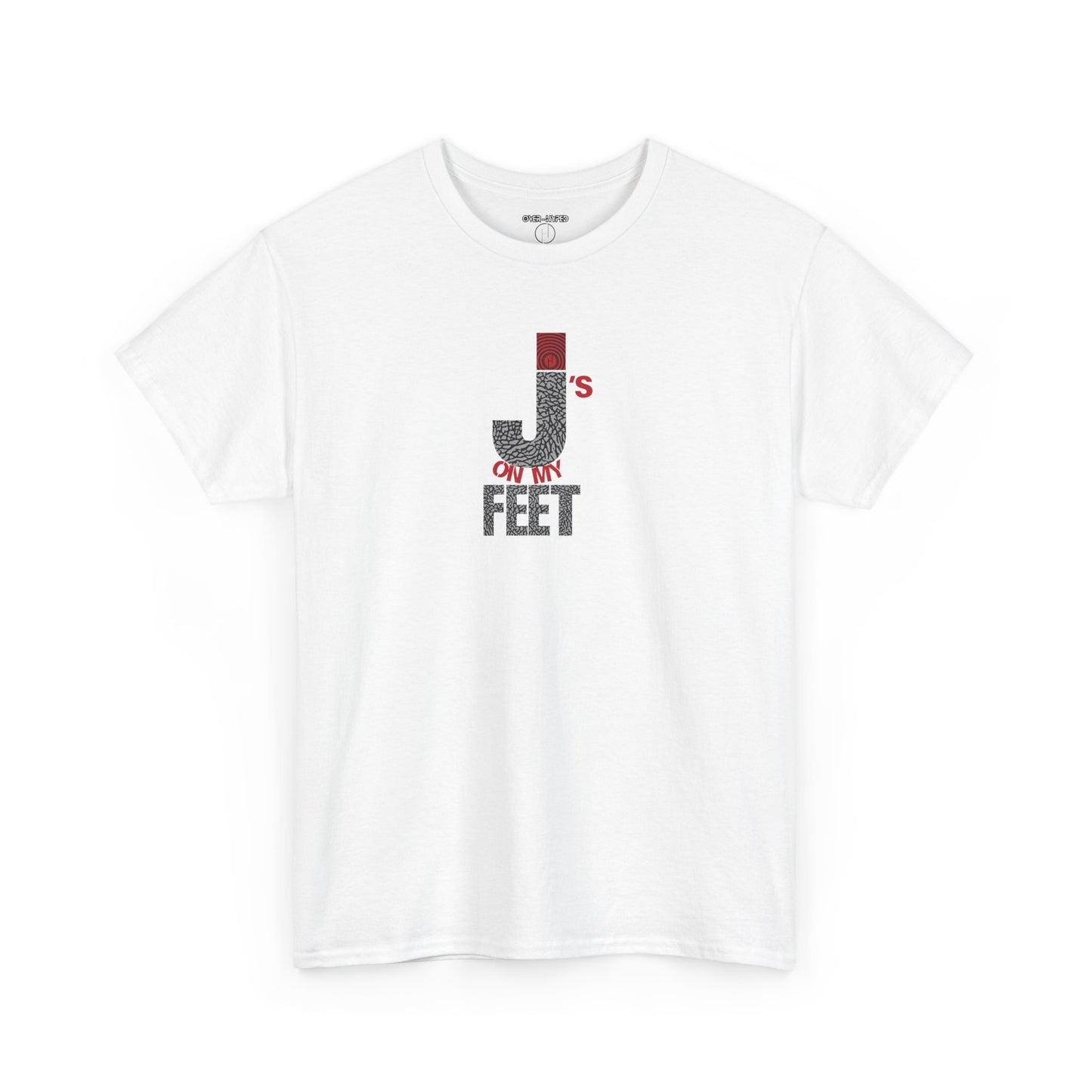Retro 3 Black Cement/ White Cement J's On My Feet Shirt