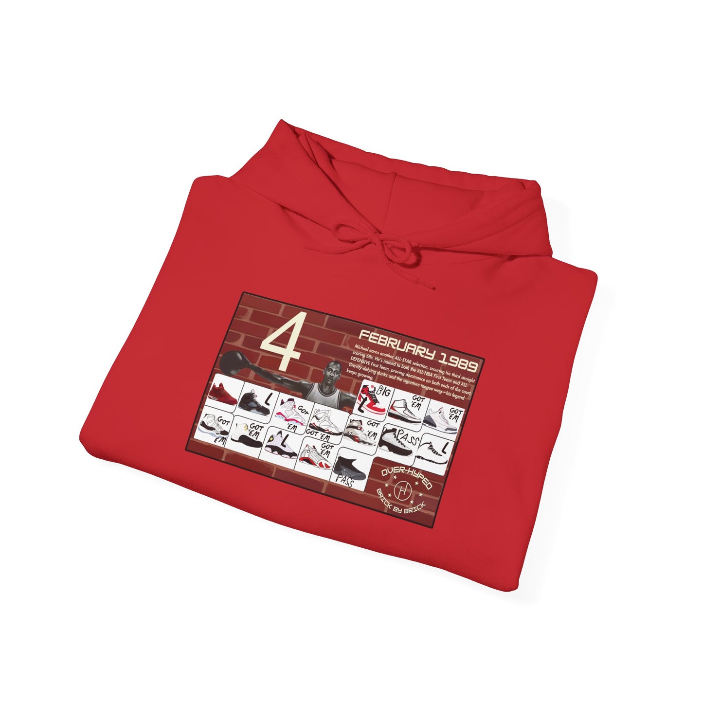 Retro 4 Brick by Brick - My Retro Card Hoodie