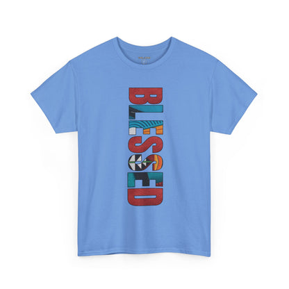Dunk SB Turquoise Blue and Firewood Orange Blessed Shirt