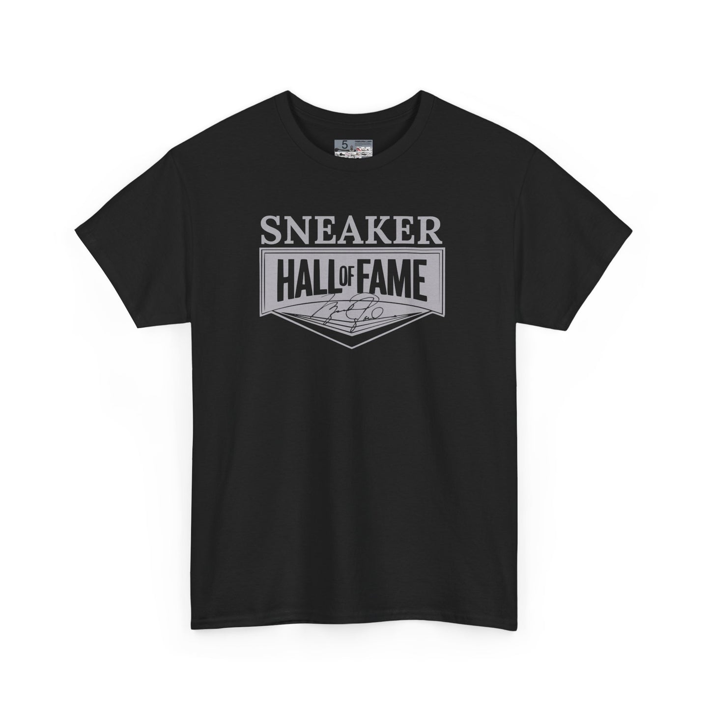 Retro 5 Black Metallic Sneaker Hall Of Fame Shirt
