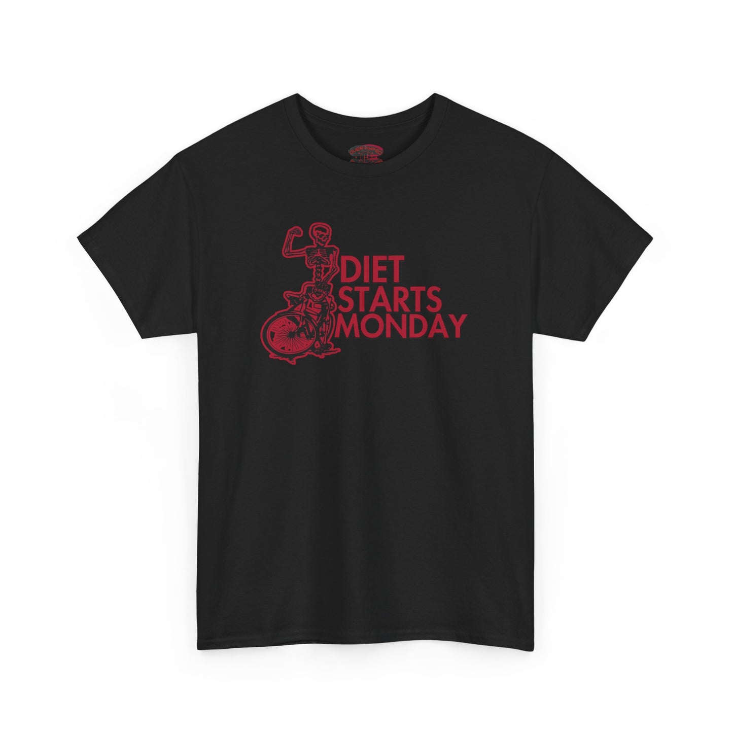 Retro 12 Flu Game  Diet Starts Monday Tee - by Over-Hyped