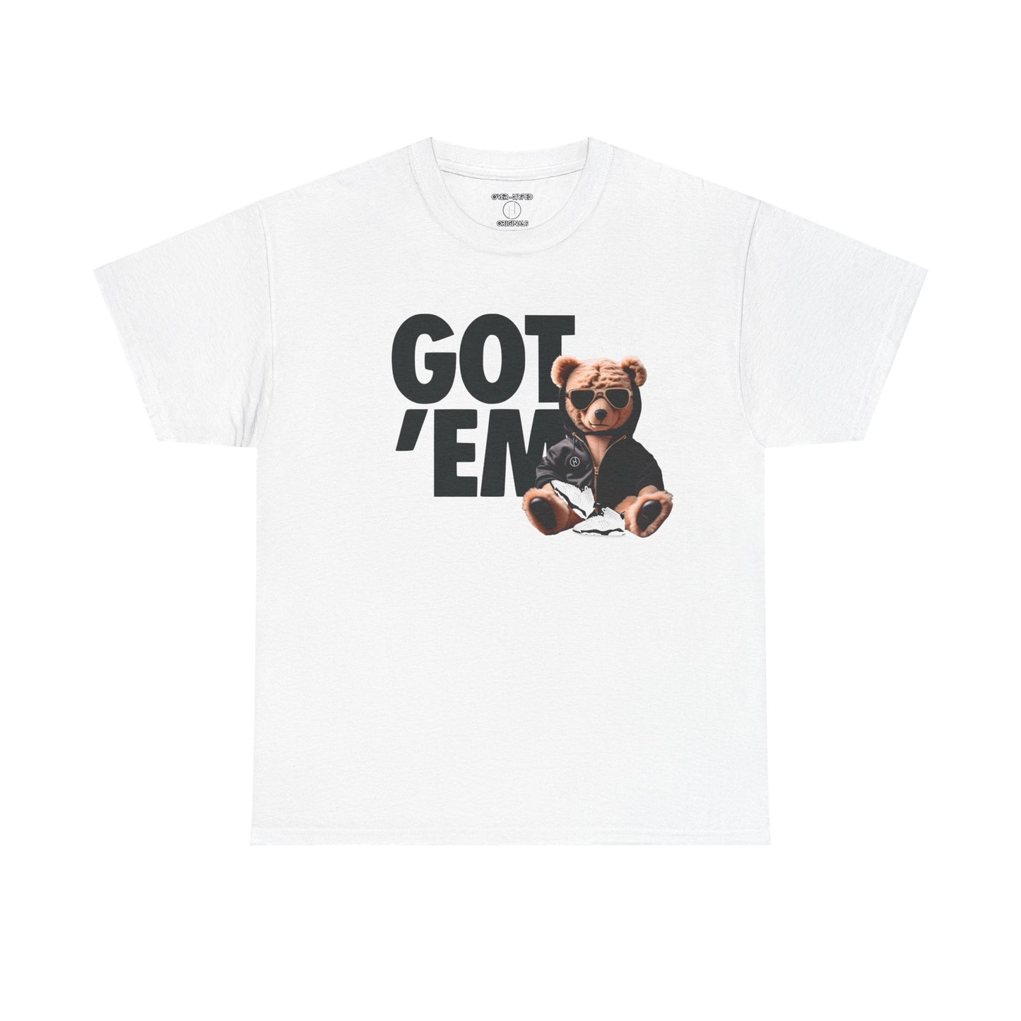 Retro 6 White Black Got Em Bear Shirt