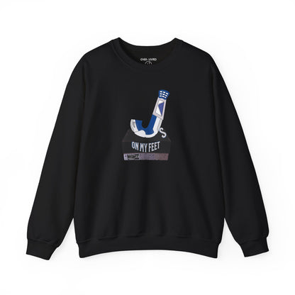 Retro 4 Industrial Blue J's On My Feet Sweatshirt
