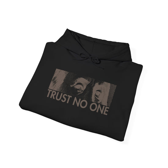 Retro 4 Cave Stone and Black Hoodie- Trust No one