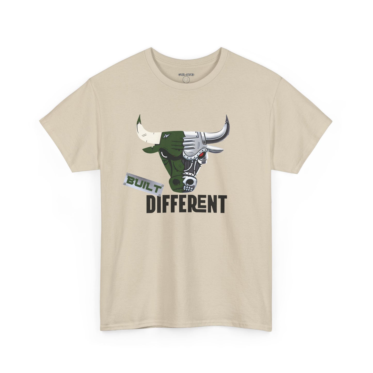 Retro 4 Oxidized Green Built Different Shirt