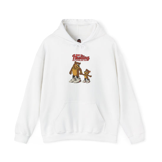 Hoodie To Match Retro 8 Bugs White and True- LIKE FATHER LIKE SON