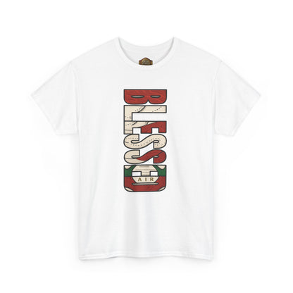 Retro 3 EL VUELO Summit White and Pine Green Shirt - BLESSED