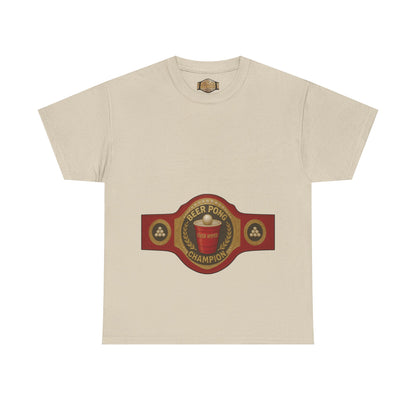 Over-Hyped Beer Pong Champion Shirt – Streetwear Gym Tee for Sneakerheads & Party Kings
