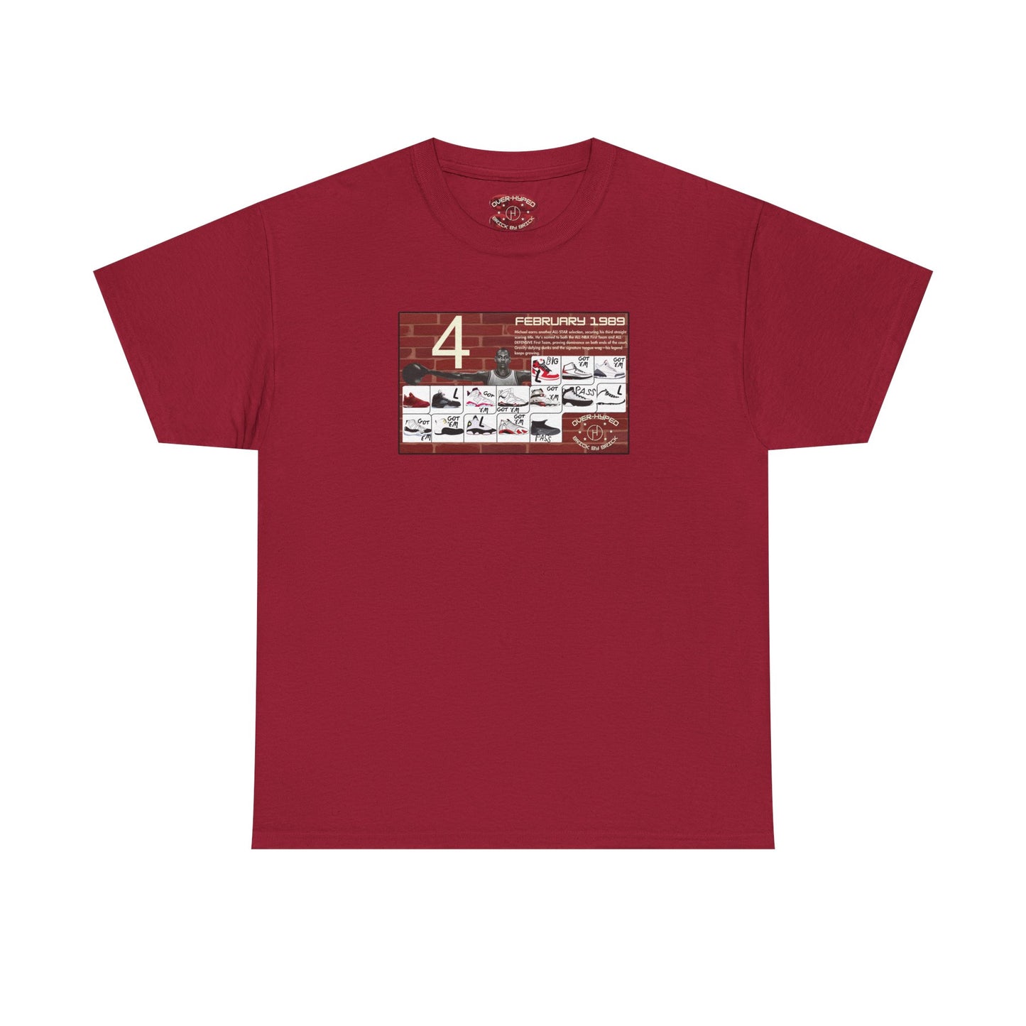 Retro 4 Brick By Brick My Retro Card Tee - by Over-Hyped