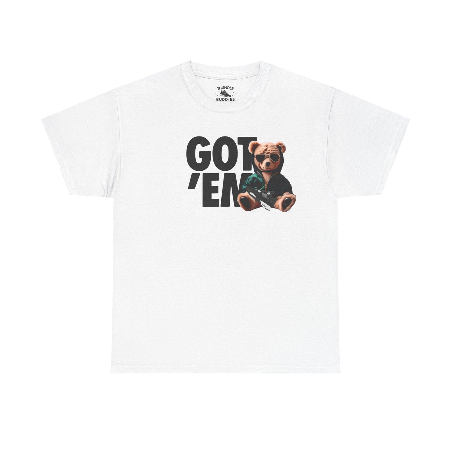 Retro 4 White Thunder Got EM Bear Shirt