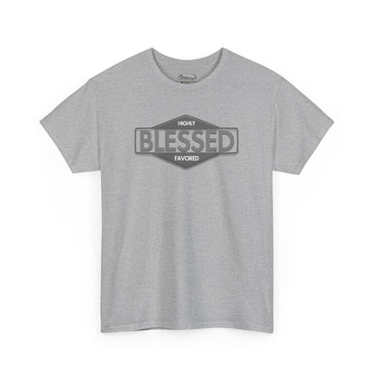 Retro 9 Cool Grey- Blessed Highly Favored Shirt