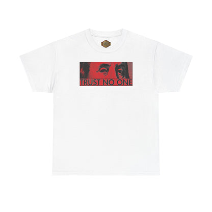 Retro 5 Fire Red "BLACK TONGUE" Shirt-TRUST NO ONE