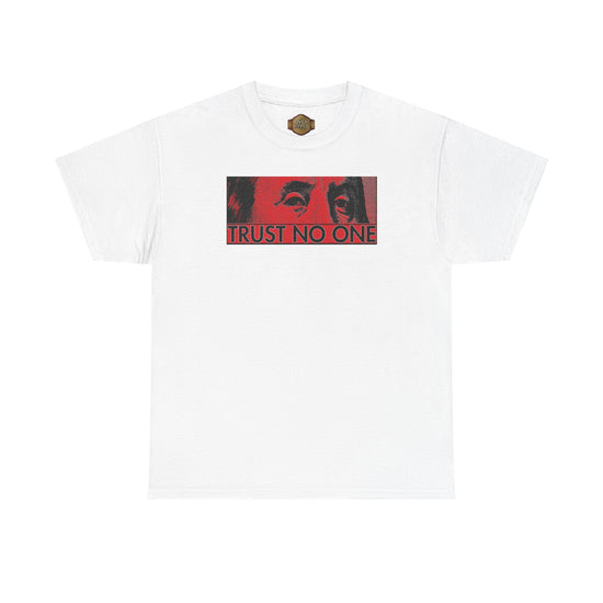 Retro 5 Fire Red "BLACK TONGUE" Shirt-TRUST NO ONE