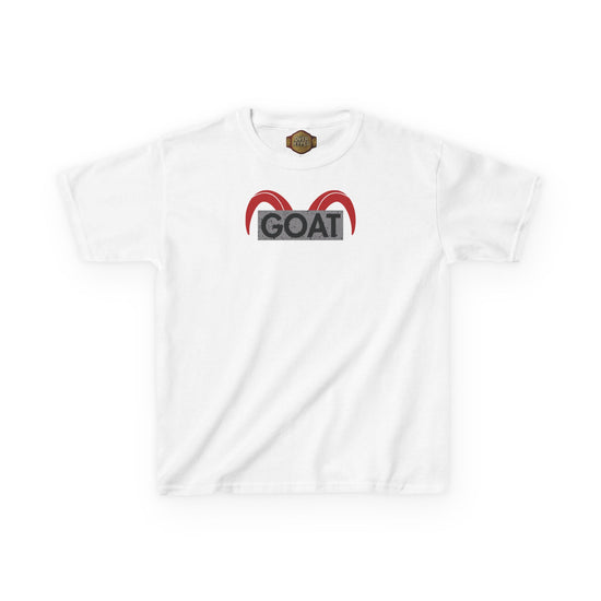 Kds Shirt To Match Retro 4  White Cement -GOAT HORN SHIRT FOR KIDS