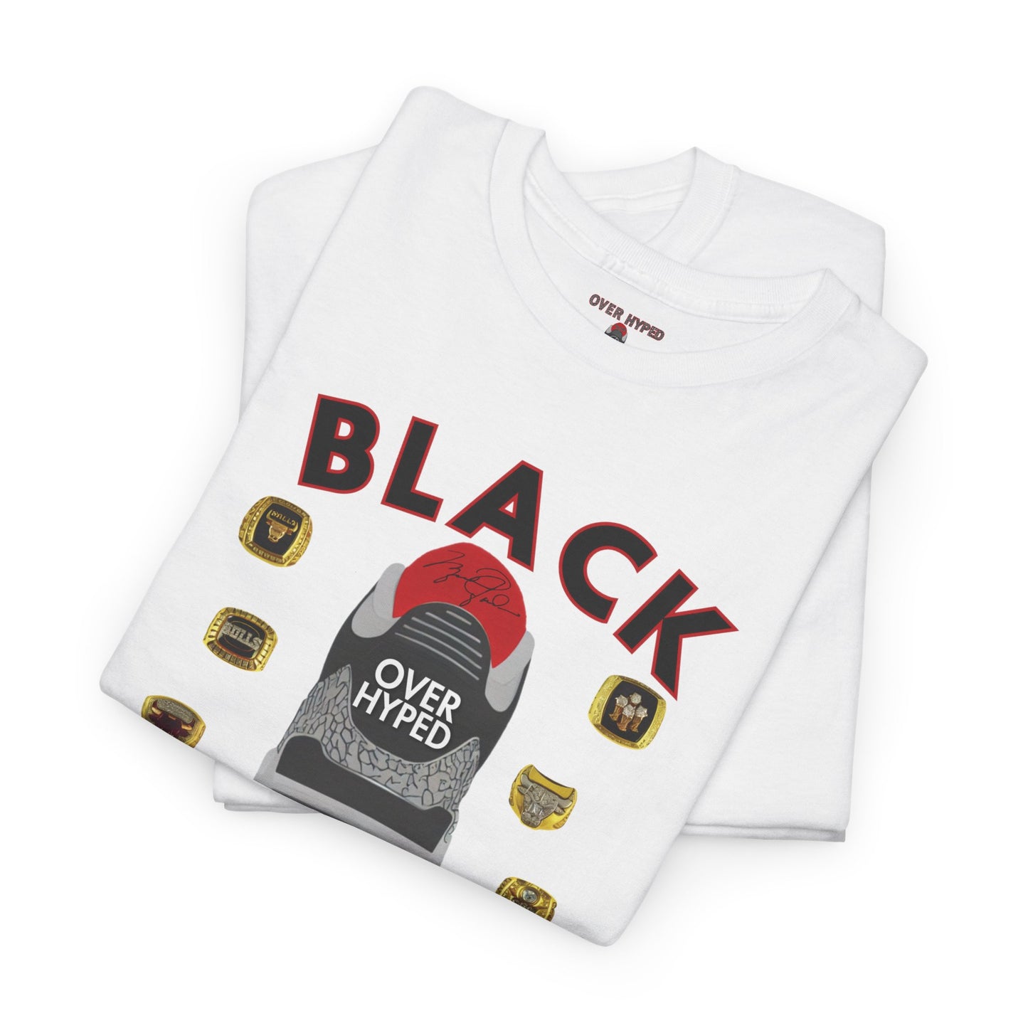 Retro 3 Black Cement Da Rings Shirt