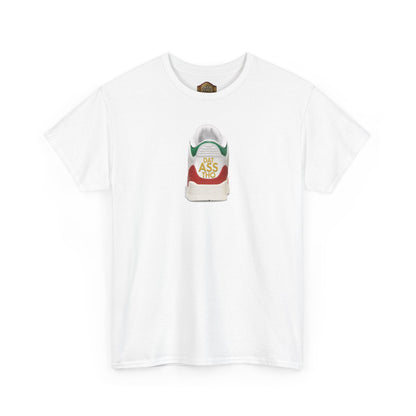 Retro 3 EL VUELO Summit White and Pine Green Shirt -Dat Assss Tho