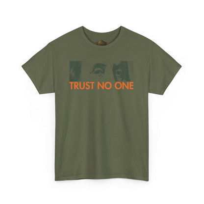 Retro 4 Deep Green and Clementine - TRUST NO ONE