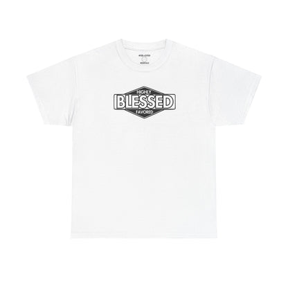 Protro 9 Halo / Retro 4 White Thunder - Blessed Highly Favored Shirt