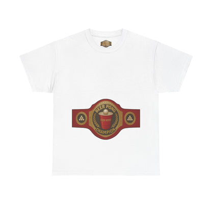Over-Hyped Beer Pong Champion Shirt – Streetwear Gym Tee for Sneakerheads & Party Kings