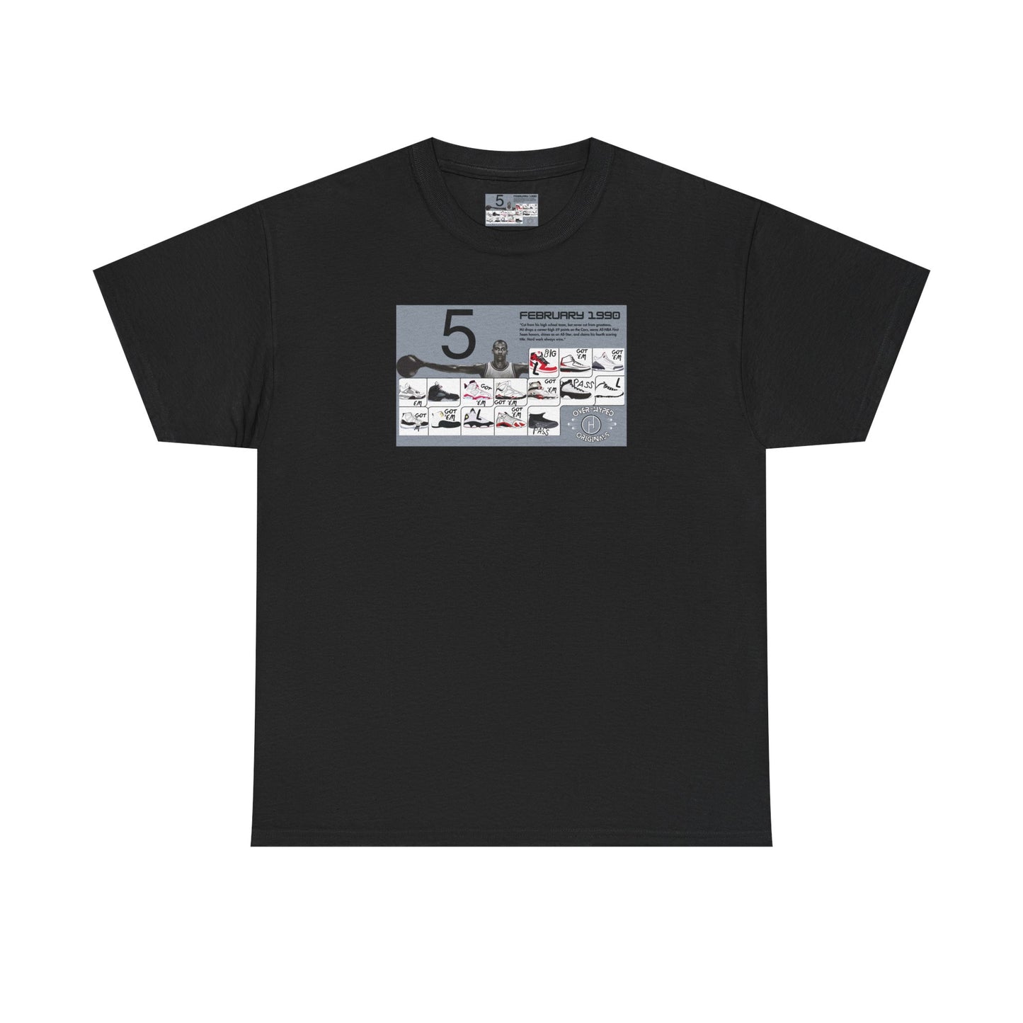 Retro 5 Black Metallic My Retro Card (Grey) Shirt