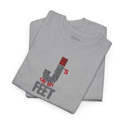 Retro 3 Black Cement/ White Cement J's On My Feet Shirt