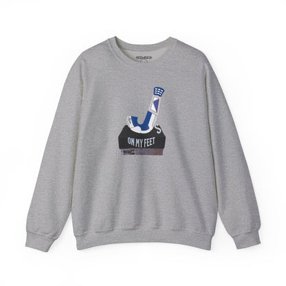 Retro 4 Industrial Blue J's On My Feet Sweatshirt