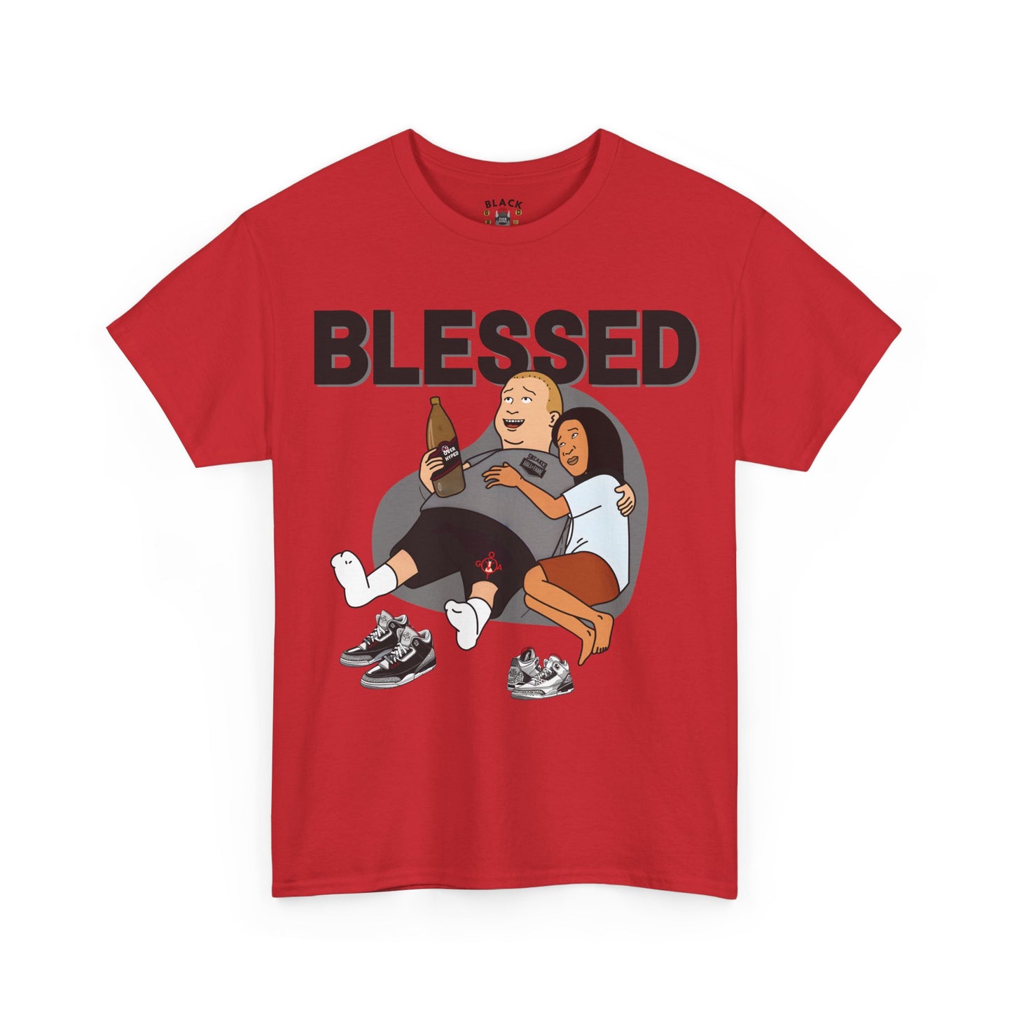 Retro 3 Black Cement/ White Cement  Blessed Shirt