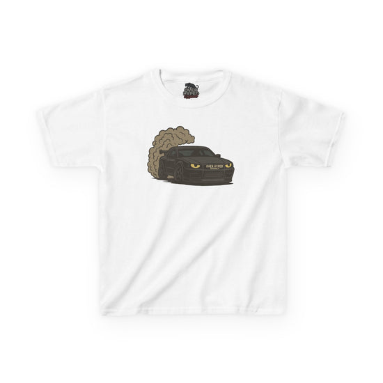 Kids Shirt To Match Retro 4 Black Cat -black cat skyline