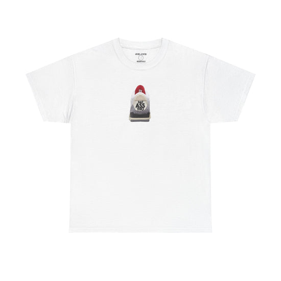 Retro 3 White Cement Dat Assss Tho  Tee - by Over-Hyped