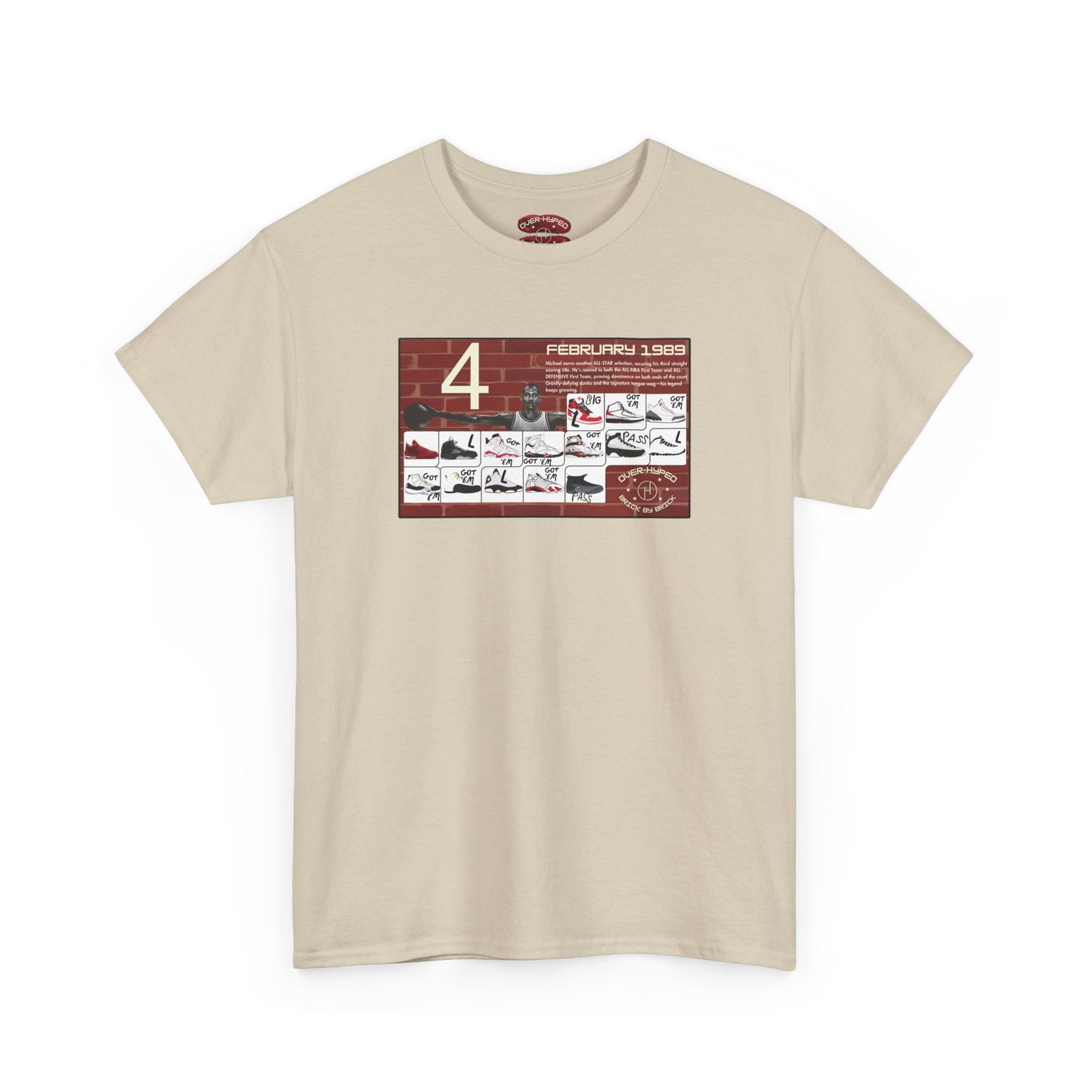 Retro 4 Brick By Brick My Retro Card Tee - by Over-Hyped