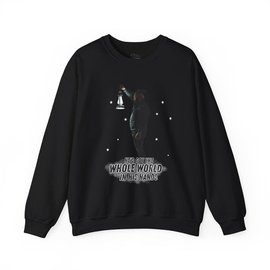 Sweater To Match Air Jordan Retro 4 Black Cat Sweatshirt whole world in hands