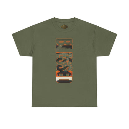 Retro 4 Deep Green and Clementine - BLESSED