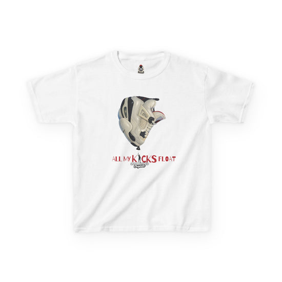 Kid Shirt To Match Retro 4 Flight Club Sail and Black- ALL MY KICKS FLOAT