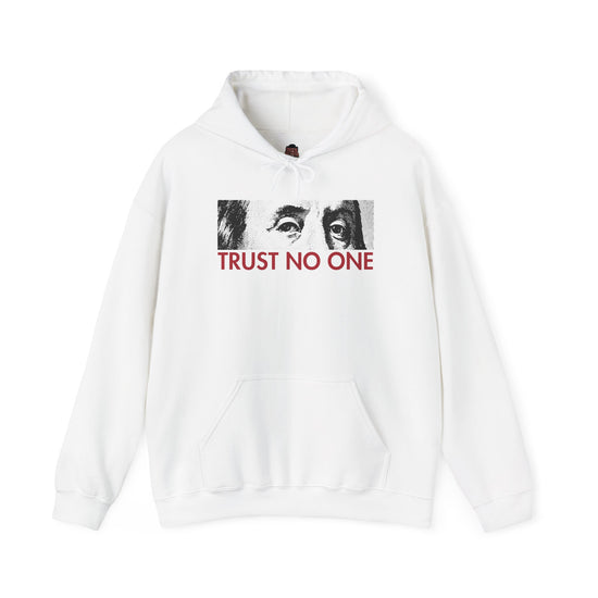 Hoodie To Match Retro 8 Bugs White and True- TRUST NO ONE