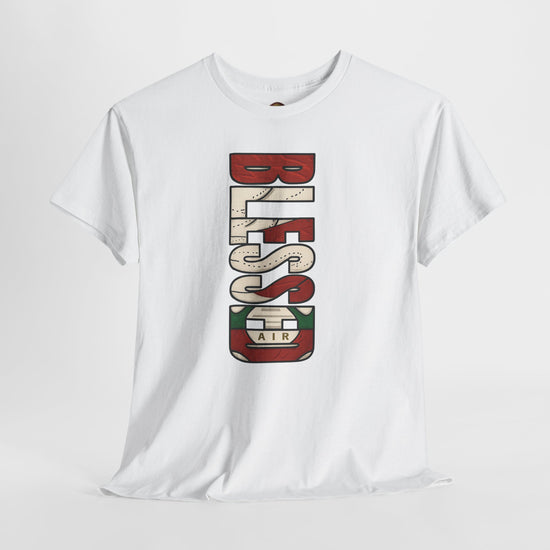 Retro 3 EL VUELO Summit White and Pine Green Shirt - BLESSED