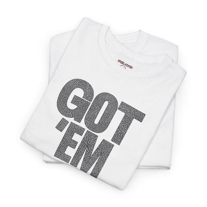 Retro 3 Black Cement/ White Cement Got Emm Shirt