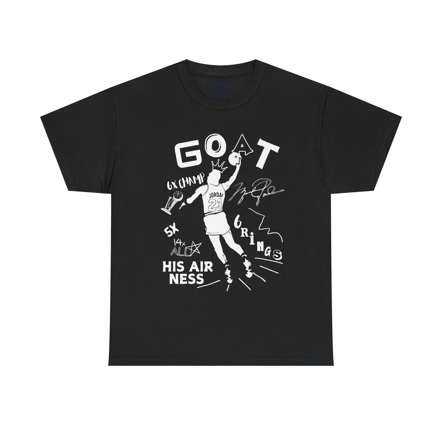 Retro 6 Olympic  G.O.A.T WHITE Tee - by Over-Hyped